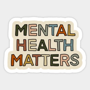 mental health matters Sticker